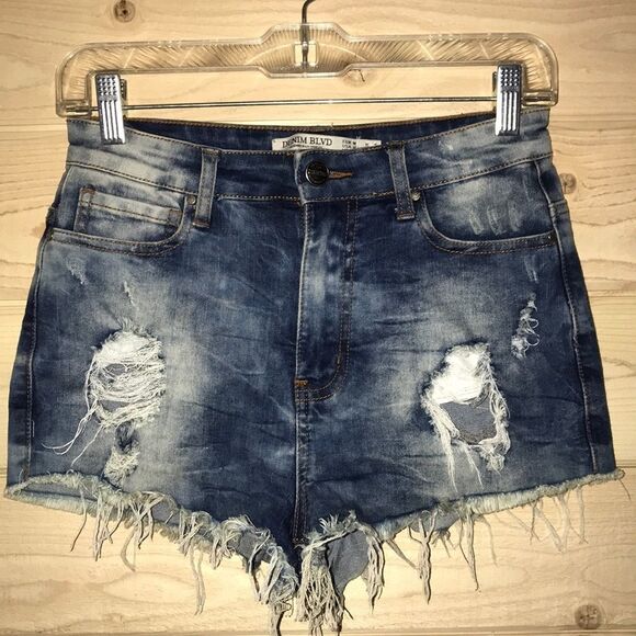 Denim Blvd Shorts - Picture 2 of 6